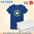 A4 T-Shirt Heat Transfer Paper for 100% Cotton Fabric